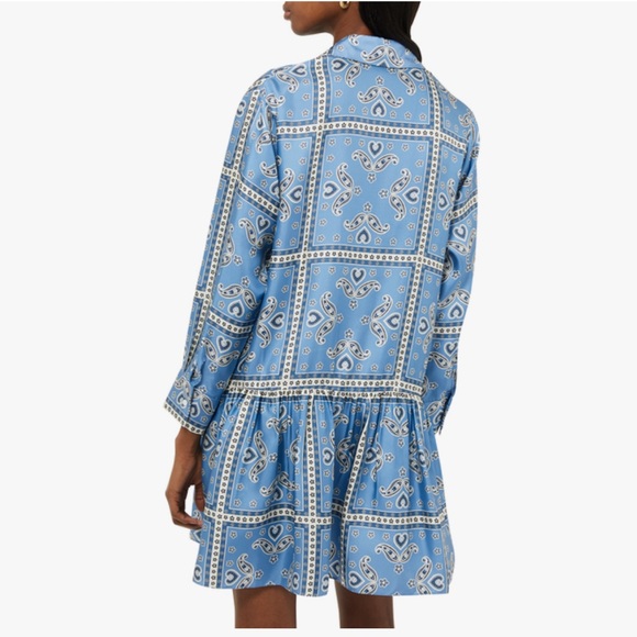 SANDRO Chloe Printed Paisley Dress - Picture 8 of 10